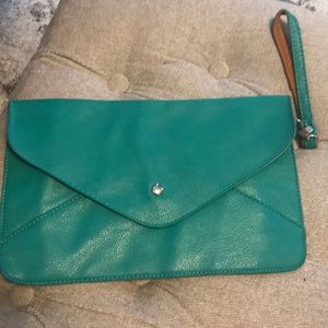 Turquoise clutch